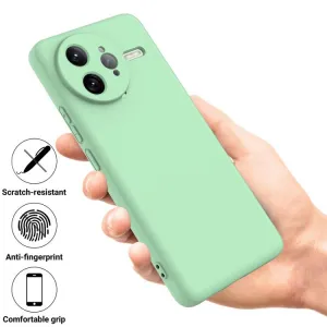 RUBBER Ochranný kryt pre Xiaomi Poco F7 Ultra zelený