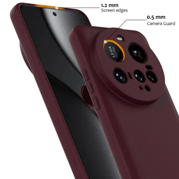 RUBBER MAGSAFE Silikónový kryt pre Xiaomi 15 Ultra PLUM COLOR