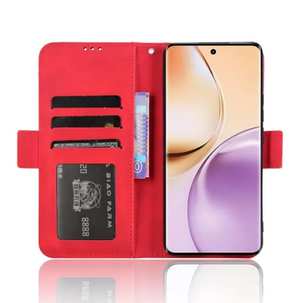 SLOT Peňaženkový obal pre Realme 14 Pro 5G červený