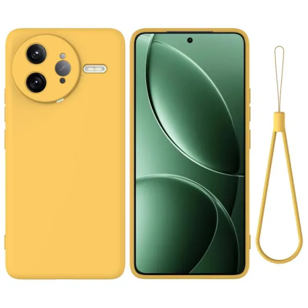 RUBBER Ochranný kryt pre Xiaomi Poco F7 Ultra žltý