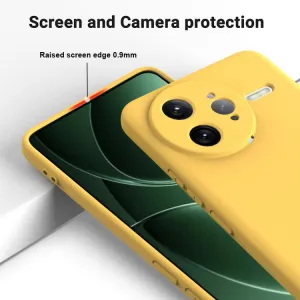 RUBBER Ochranný kryt pre Xiaomi Poco F7 Ultra žltý