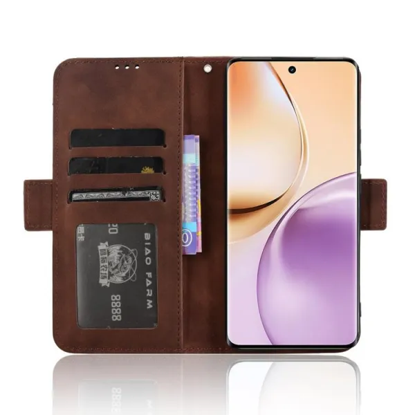SLOT Peňaženkový obal pre Realme 14 Pro 5G hnedý