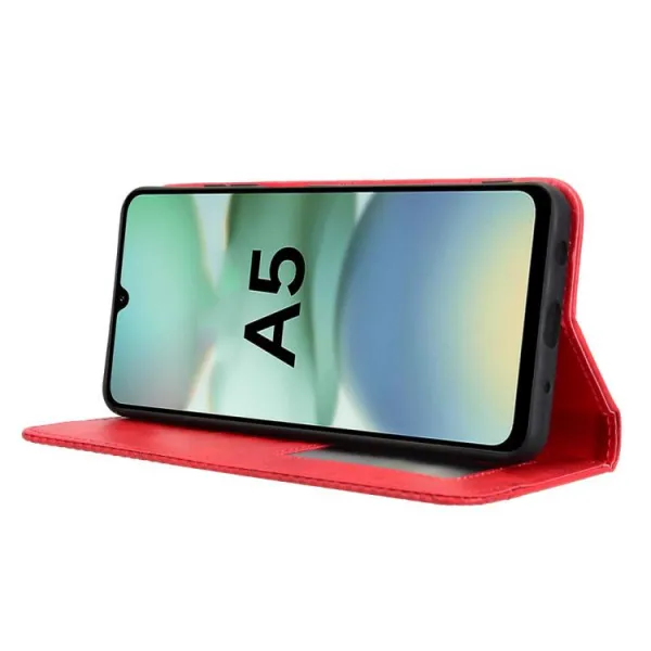 BUSINESS Peňaženkový kryt pre Xiaomi Redmi A5 červený
