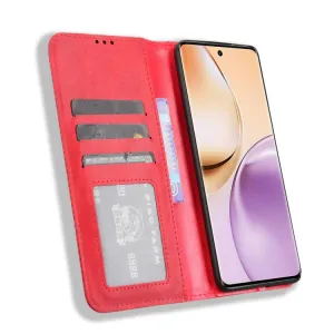 BUSINESS Peňaženkové puzdro pre Realme 14 Pro 5G červené