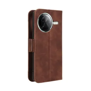 SLOT Peňaženkový obal pre Xiaomi Poco F7 Pro / Poco F7 Ultra hnedý