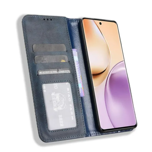 BUSINESS Peňaženkové puzdro pre Realme 14 Pro 5G modré