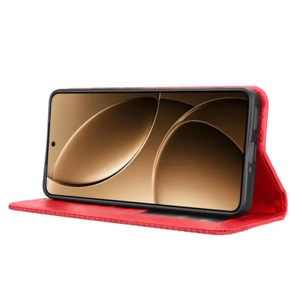BUSINESS Peňaženkový kryt pre Xiaomi Poco F7 Pro / Poco F7 Ultra červený