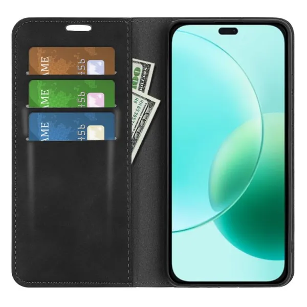 MAGNETIC Zaklápací kryt pre Honor 400 Lite 5G čierny