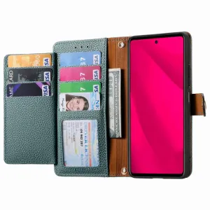 HEART Peňaženkové puzdro pre Honor 400 Lite 5G zelené