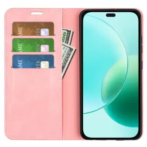 MAGNETIC Zaklápací kryt pre Honor 400 Lite 5G ružový