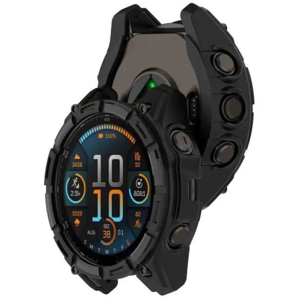 TPU HALF COVER Kryt pre Garmin Tactix 8 47mm čierny