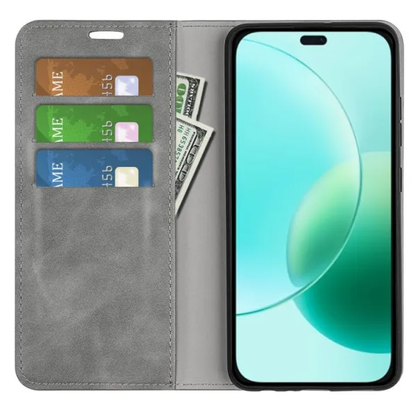 MAGNETIC Zaklápací kryt pre Honor 400 Lite 5G šedý