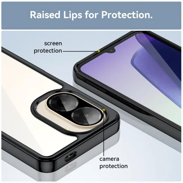 CRYSTAL Ochranný kryt pre Xiaomi Redmi A5 čierny