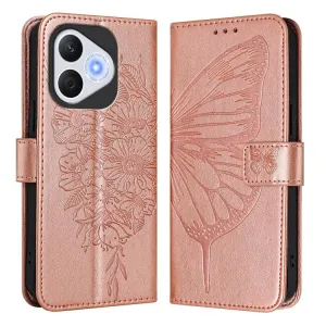 ART BUTTERFLY Peňaženkový obal pre Honor 400 Lite 5G ružový