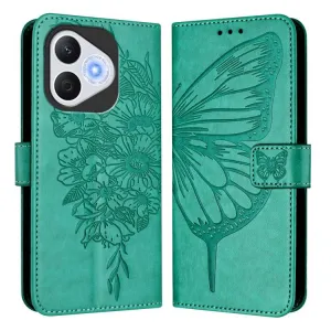 ART BUTTERFLY Peňaženkový obal pre Honor 400 Lite 5G zelený