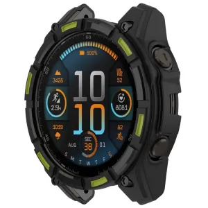 TPU HALF COVER Kryt pre Garmin Tactix 8 47mm čierno-zelený