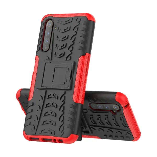 STAND Extra odolný obal Realme 6 Pro červený