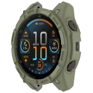 TPU HALF COVER Kryt pre Garmin Tactix 8 Solar 51mm zelený