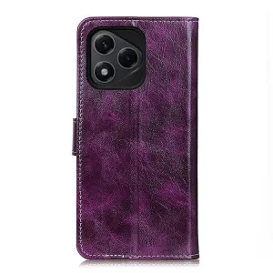 RETRO Peňaženkový obal Honor 400 Lite 5G fialový