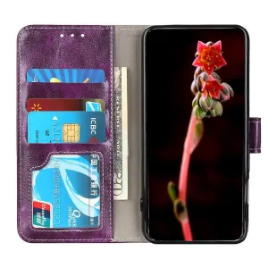 RETRO Peňaženkový obal Honor 400 Lite 5G fialový