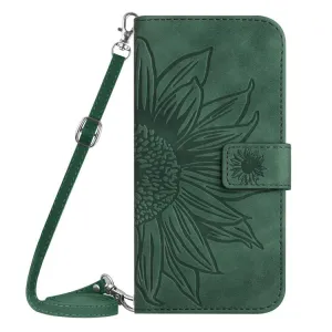 ART SUNFLOWER Peňaženkový obal so šnúrkou pre Xiaomi Redmi Note 15 Pro zelený