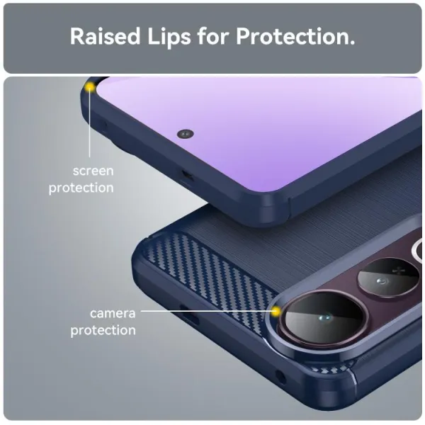 FLEXI TPU Ochranný kryt Vivo V50 Lite modrý