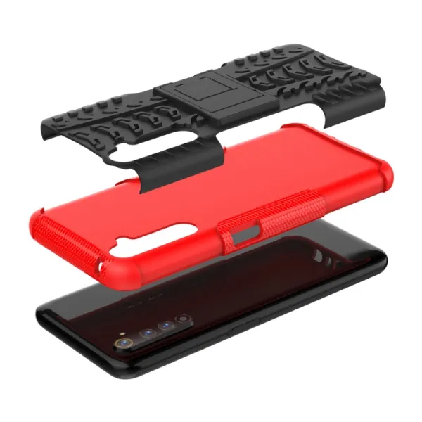 STAND Extra odolný obal Realme 6 Pro červený