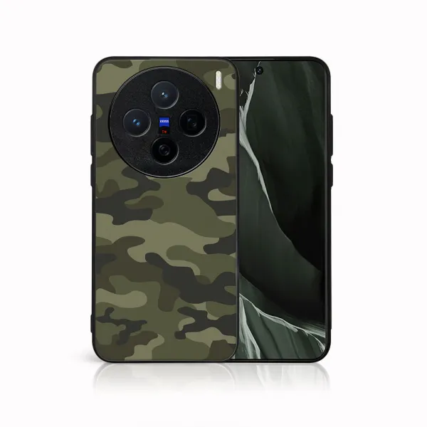 MY ART Ochranný kryt pre Vivo X200 5G GREEN CAMO (235)