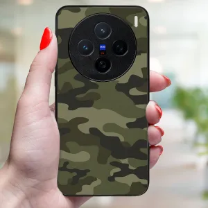 MY ART Ochranný kryt pre Vivo X200 5G GREEN CAMO (235)