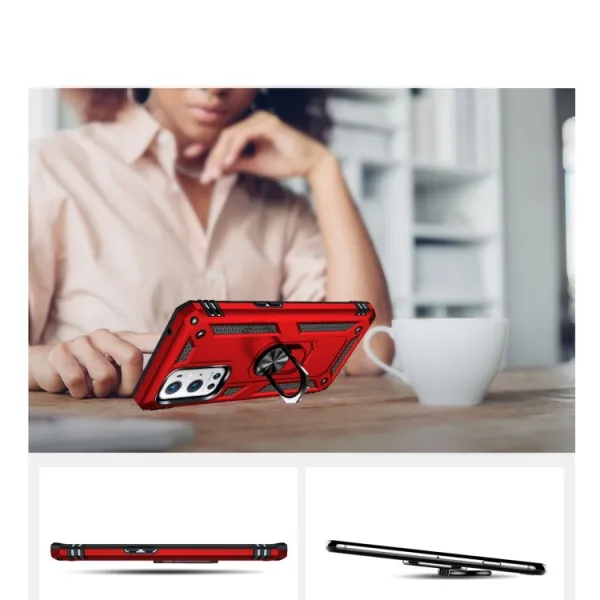 RING Ochranný obal OnePlus 9 Pro červený