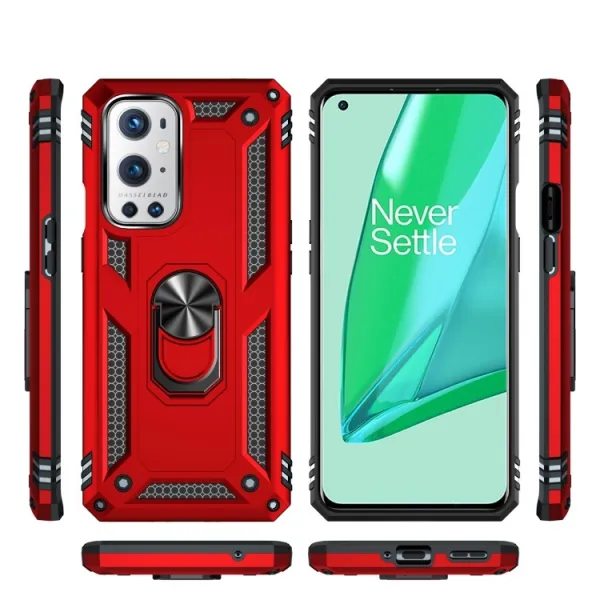 RING Ochranný obal OnePlus 9 Pro červený