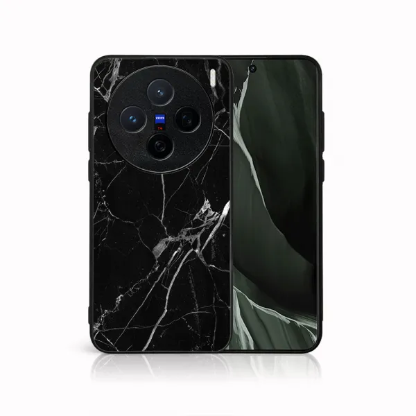 MY ART Ochranný kryt pre Vivo X200 5G BLACK MARBLE (142)