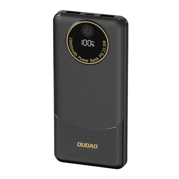 DUDAO K12 Externá nabíjačka 10 000 mAh PD 22.5W čierna