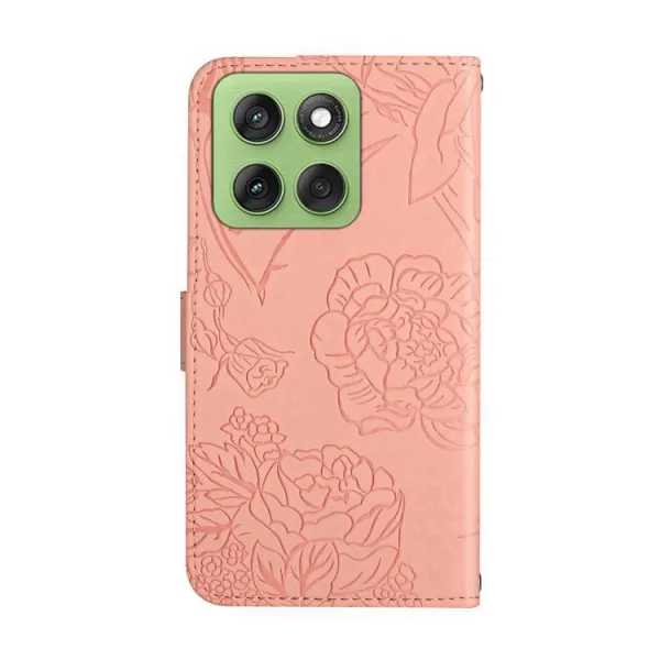 ART BLOSSOM Peňaženkový obal pre Motorola Edge 60 / Edge 60 Fusion ružový