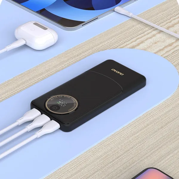 DUDAO K12 Externá nabíjačka 10 000 mAh PD 22.5W čierna