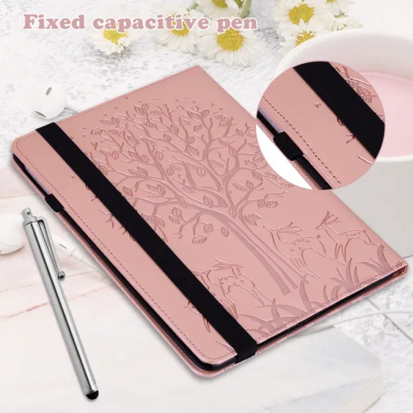 ART DEER Zaklápacie puzdro pre Lenovo Tab M10 Plus 3. generácia ružové
