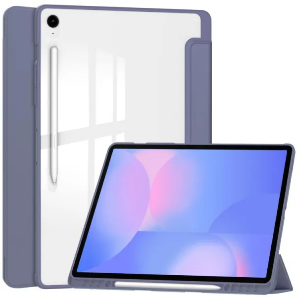 CRYSTAL Zaklápacie puzdro Samsung Galaxy Tab S10 FE+ svetlofialové