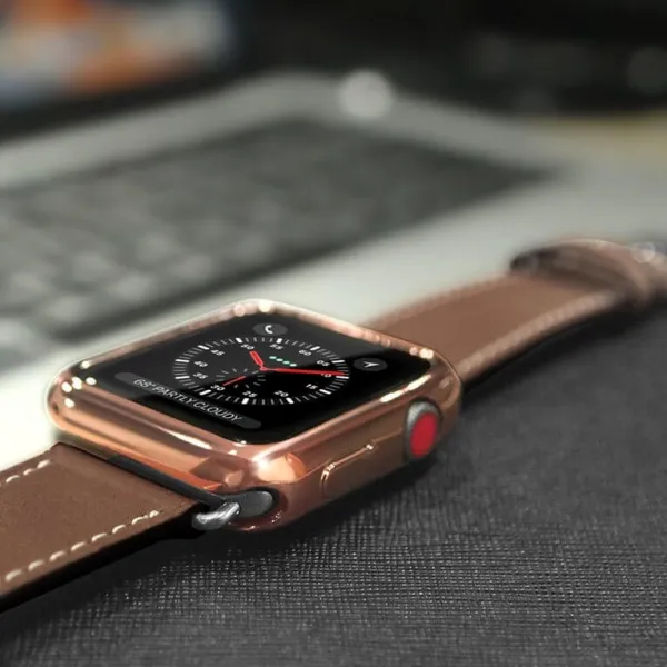 DUX Ochranný obal pre Apple Watch 38mm zlatý