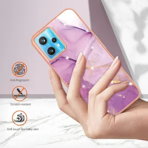 IMD MARBLE Ochranný kryt Realme 9 Pro / Realme 9 5G PURPLE