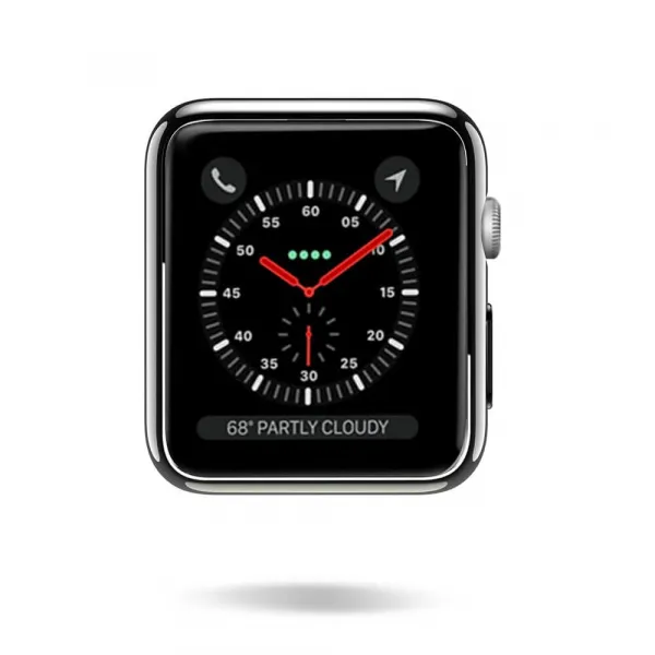 DUX Ochranný obal pre Apple Watch 38mm strieborný