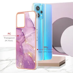IMD MARBLE Ochranný kryt Realme 9 Pro / Realme 9 5G PURPLE