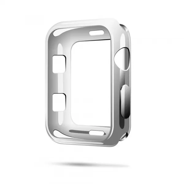 DUX Ochranný obal pre Apple Watch 38mm strieborný
