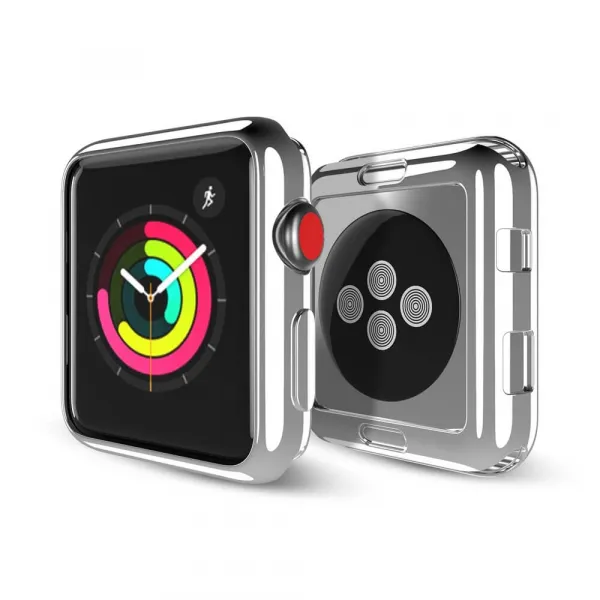 DUX Ochranný obal pre Apple Watch 38mm strieborný