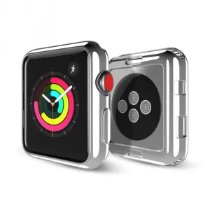 DUX Ochranný obal pre Apple Watch 38mm strieborný