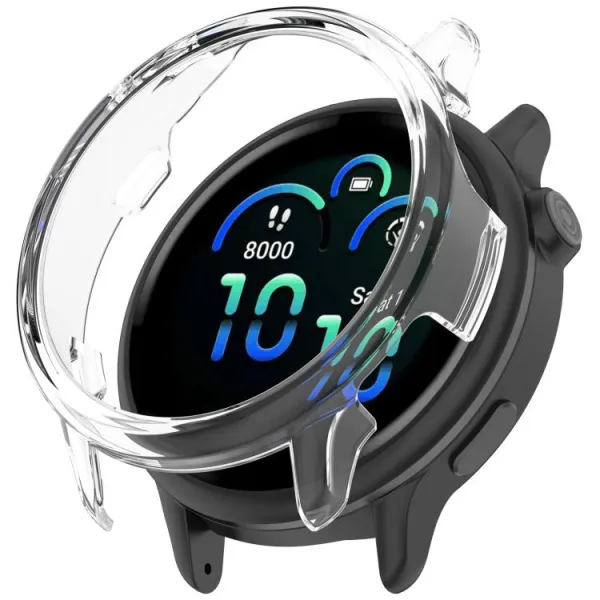 PC HALF COVER Plastový kryt Garmin Vivoactive 6 priehľadný
