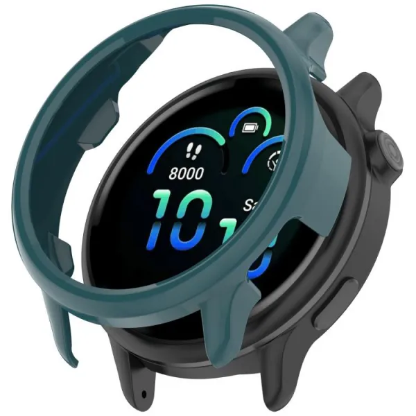 PC HALF COVER Plastový kryt Garmin Vivoactive 6 zelený