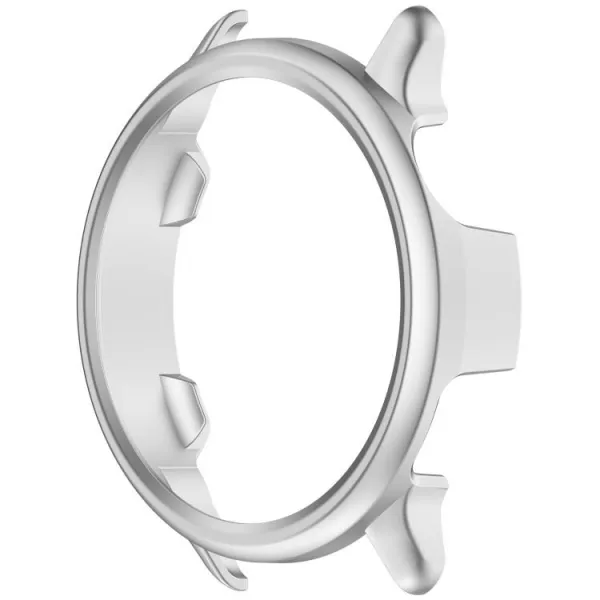 PC HALF COVER Plastový kryt Garmin Vivoactive 6 strieborný