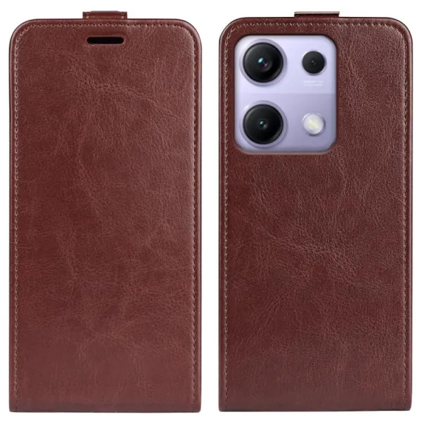 Vyklápacie puzdro pre Xiaomi Redmi Note 14S hnedé