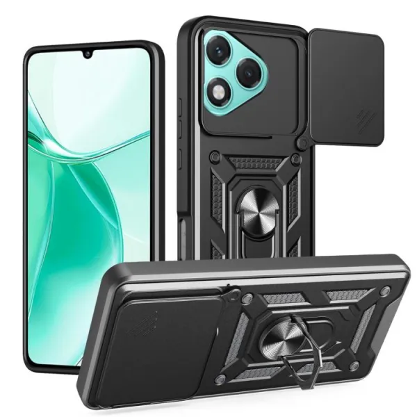 RING CAMERA Kryt s držiakom pre Honor 400 Lite 5G čierny