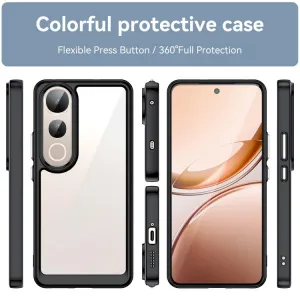CRYSTAL Ochranný obal pre Vivo V50 Lite čierny